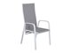 Silla de exterior Dallas 2776 (Blanco + Gris)