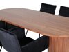 Conjunto de comedor Dallas 2757 (Negro)