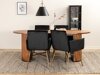 Conjunto de comedor Dallas 2757 (Negro + Cobre)