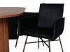 Conjunto de comedor Dallas 2757 (Negro + Cobre)