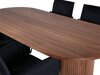 Conjunto de comedor Dallas 2757 (Negro + Cobre)