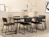 Conjunto de comedor Dallas 2722 (Negro)