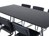 Conjunto de comedor Dallas 2722 (Negro)