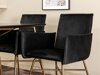 Conjunto de comedor Dallas 2718 (Negro + Cobre)