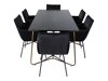 Conjunto de comedor Dallas 2718 (Negro)