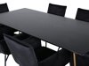 Conjunto de comedor Dallas 2718 (Negro)