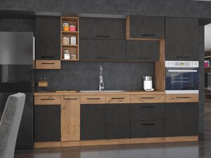 "Set da cucina modulare " Wood Grey 136