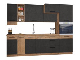 Conjunto de cocina modular Wood Grey 136