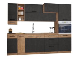 Conjunto de cocina modular Wood Grey 136