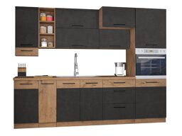 Conjunto de cocina modular Wood Grey 136