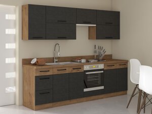 Conjunto de cocina modular Wood Grey 135