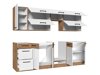 Conjunto de cocina modular Wood Grey 135