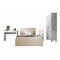 Conjunto de dormitorio Ogden S115 (Mate blanco + Beige)