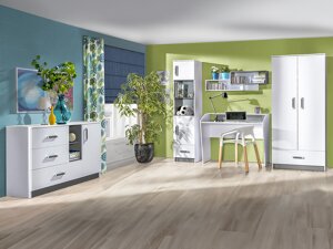 Lastetoa komplekt Akron A118 (Valge + Hall)