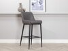 Silla de barra Dallas 2647 (Gris + Negro)