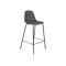 Silla de barra Dallas 2643 (Negro + Gris)