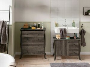 Set de baño Denton AF105 (Roble gris)