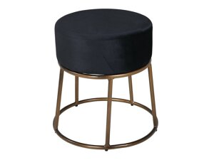 Pouf Dallas 2951 (Schwarz + Kupfer)