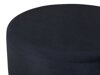 Pouf Dallas 2951 (Schwarz + Kupfer)