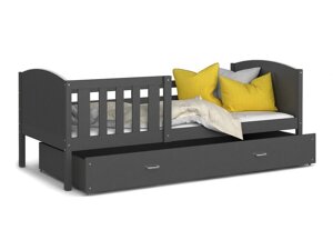 Bett Aurora 131 (Grau)