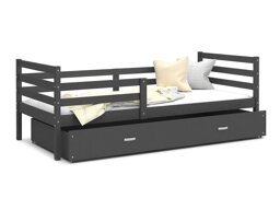 Bett Aurora 130 (Grau)