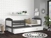 Bett Aurora 127 (Grau)