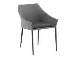 Silla de exterior Dallas 2563 (Negro + Gris)