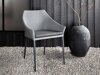 Silla de exterior Dallas 2563 (Negro + Gris)