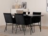 Conjunto de comedor Dallas 2528 (Negro)