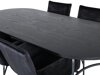 Conjunto de comedor Dallas 2528 (Negro)