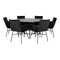 Conjunto de comedor Dallas 2391 (Negro)