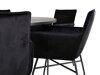 Conjunto de comedor Dallas 2391 (Negro)