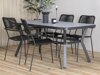 Conjunto de mesa y sillas Dallas 2193 (Negro)