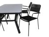 Conjunto de mesa y sillas Dallas 2193 (Negro)