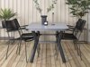 Conjunto de mesa y sillas Dallas 2193 (Negro)