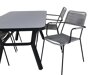 Conjunto de mesa y sillas Dallas 2193 (Negro + Gris)