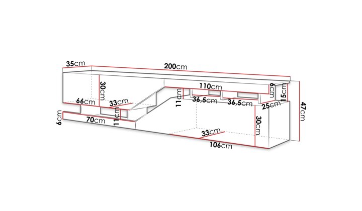 TV galds 556081