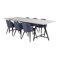 Conjunto de comedor Dallas 1599 (Azul)