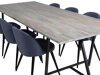 Conjunto de comedor Dallas 1599 (Azul)