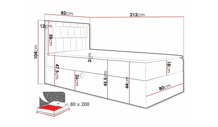 Kontinentālā gulta 470088