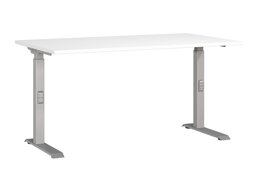 Mesa de oficina Sacramento 419 (Blanco + Plata)