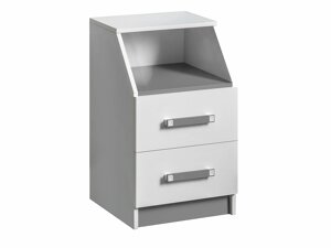 Mobile contenitore Akron A116 (Bianco + Grigio)