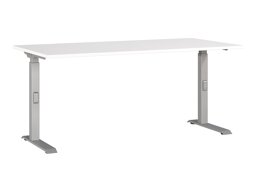 Mesa de oficina Sacramento 421 (Blanco + Plata)