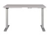 Mesa de trabajo de altura regulable Sacramento 417 (Gris + Plata)