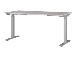 Mesa de trabajo de altura regulable Sacramento 416 (Gris + Plata)