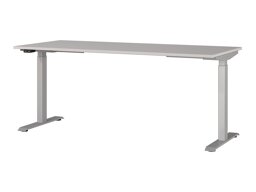 Mesa de trabajo de altura regulable Sacramento 418 (Gris + Plata)