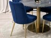 Conjunto de comedor Dallas 370 (Azul + Dorado)