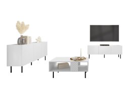 Conjunto de salón Charlotte U108 (Blanco)