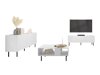 Set mobili soggiorno Charlotte U108 (Bianco)