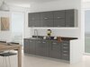 Schrank mit Schubladen Multi Grey 105